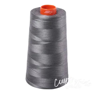 Mako Cotton Embroidery Thread 50wt 6452yds Grey Smoke
