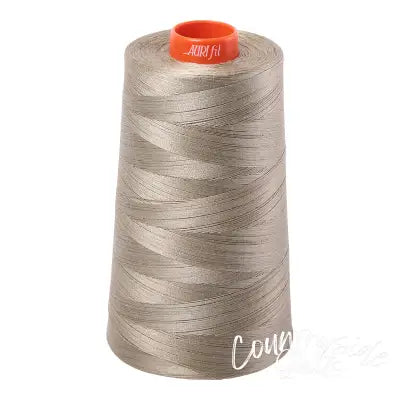 Mako Cotton Embroidery Thread 50wt 6452yds Light Kahki Green