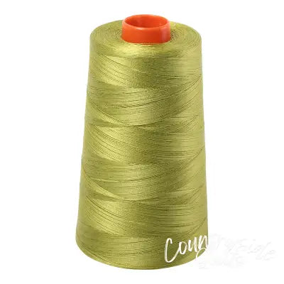 Mako Cotton Embroidery Thread 50wt 6452yds Light Leaf Green
