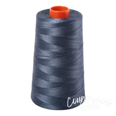 Mako Cotton Embroidery Thread 50wt 6452yds Medium Grey