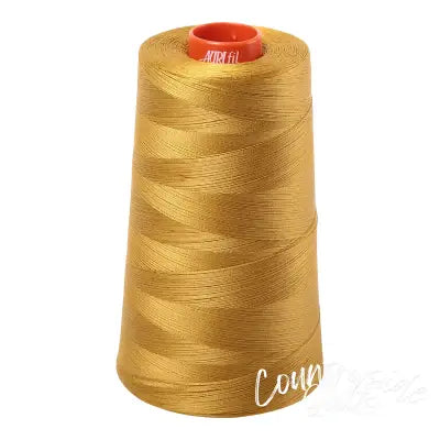 Mako Cotton Embroidery Thread 50wt 6452yds Mustard