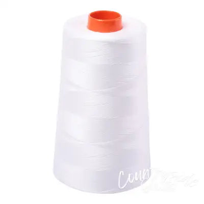 Mako Cotton Embroidery Thread 50wt 6452yds Natural White