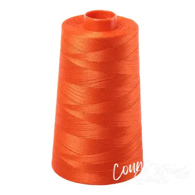 Mako Cotton Embroidery Thread 50wt 6452yds Neon Orange