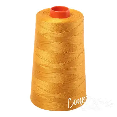 Mako Cotton Embroidery Thread 50wt 6452yds Orange Mustard