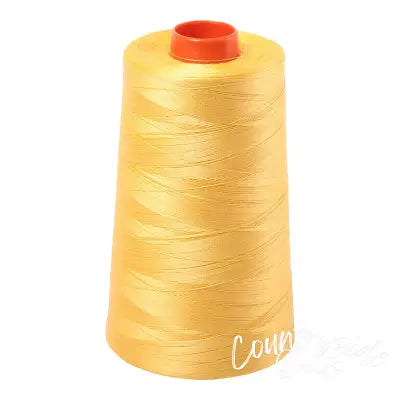 Mako Cotton Embroidery Thread 50wt 6452yds Pale Yellow