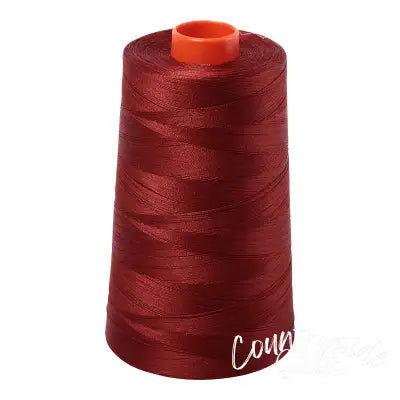 Mako Cotton Embroidery Thread 50wt 6452yds Rust