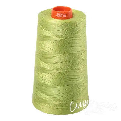 Mako Cotton Embroidery Thread 50wt 6452yds Spring Green