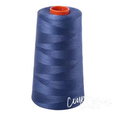 Mako Cotton Embroidery Thread 50wt 6452yds Steel Blue