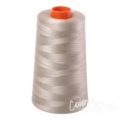 Mako Cotton Embroidery Thread 50wt 6452yds Stone