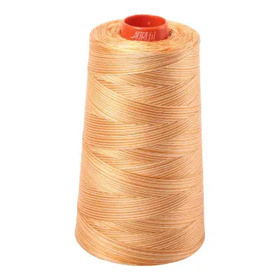 Mako Cotton Embroidery Thread 50wt 6452yds Variegated Crème Brule