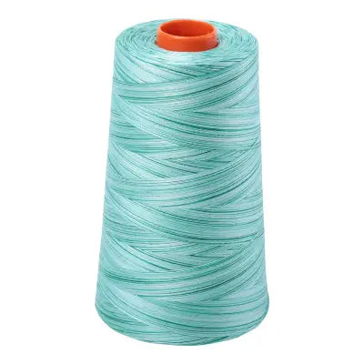 Mako Cotton Embroidery Thread 50wt 6452yds Variegated Crème de Menthe