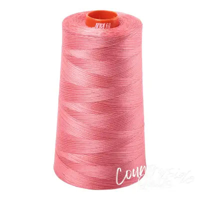 Mako Cotton Embroidery Thread 50wt 6452yds Variegated Flamingo