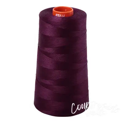 Mako Cotton Embroidery Thread 50wt 6452yds Very Dark Eggplant