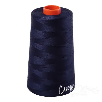Mako Cotton Embroidery Thread 50wt 6452yds Very Dark Navy