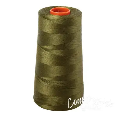 Mako Cotton Embroidery Thread 50wt 6452yds Very Dark Olive