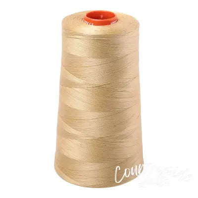 Mako Cotton Embroidery Thread 50wt 6452yds Very Light Brass