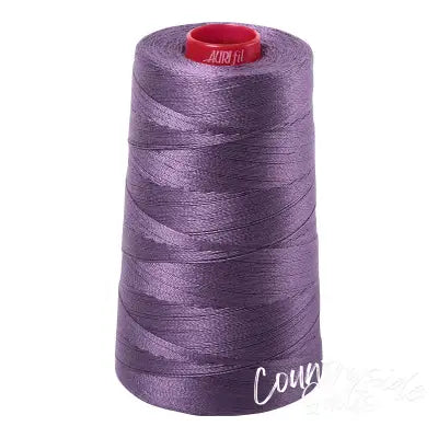 Mako Cotton Embroidery Thread Solid 12wt 1931yds Plumtastic