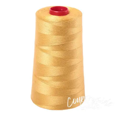 Mako Cotton Embroidery Thread Solid 12wt 1931yds Spun Gold
