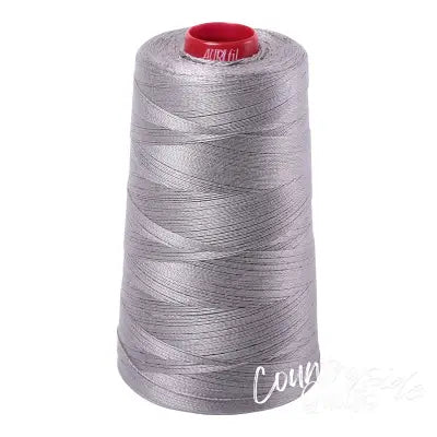 Mako Cotton Embroidery Thread Solid 12wt 1931yds Stainless Steel