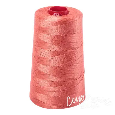 Mako Cotton Embroidery Thread Solid 12wt 1931yds Tangerine Dream