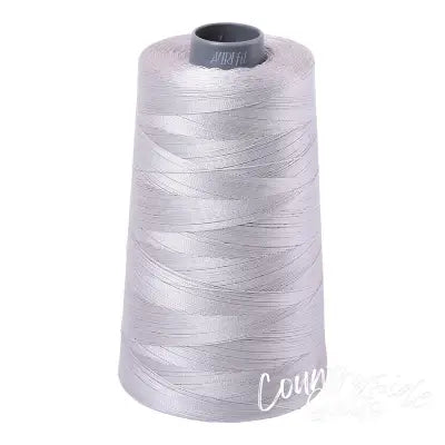 Mako Cotton Embroidery Thread Solid 28wt 3609yds Aluminum