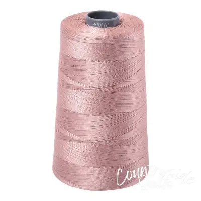 Mako Cotton Embroidery Thread Solid 28wt 3609yds Antique Blush