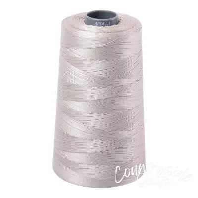 Mako Cotton Embroidery Thread Solid 28wt 3609yds Moondust