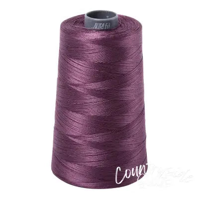 Mako Cotton Embroidery Thread Solid 28wt 3609yds Mulberry