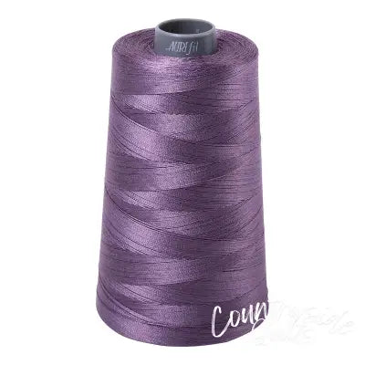 Mako Cotton Embroidery Thread Solid 28wt 3609yds Plumtastic