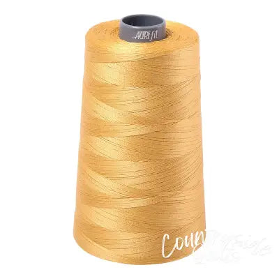 Mako Cotton Embroidery Thread Solid 28wt 3609yds Spun Gold