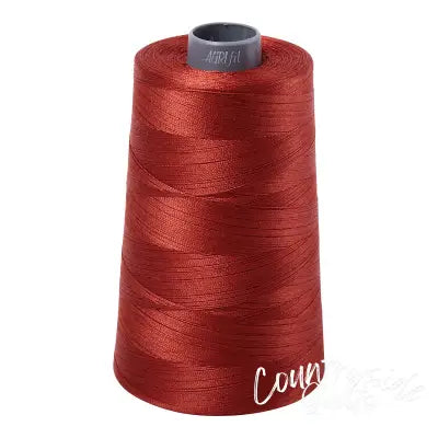 Mako Cotton Embroidery Thread Solid 28wt 3609yds Terracotta