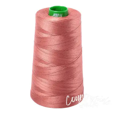 Mako Cotton Embroidery Thread Solid 40wt 5140yds Cinnabar