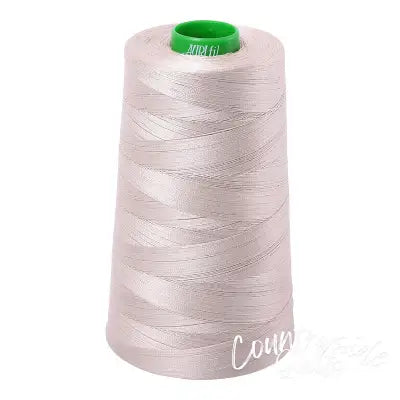 Mako Cotton Embroidery Thread Solid 40wt 5140yds Pewter