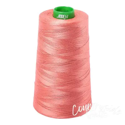Mako Cotton Embroidery Thread Solid 40wt 5140yds Tangerine Dream