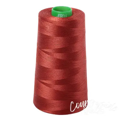 Mako Cotton Embroidery Thread Solid 40wt 5140yds Terracotta