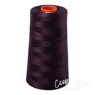 Mako Cotton Embroidery Thread Solid 50wt 6452yds Aubergine