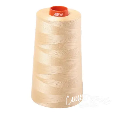 Mako Cotton Embroidery Thread Solid 50wt 6452yds Champagne