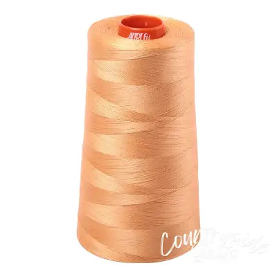 Mako Cotton Embroidery Thread Solid 50wt 6452yds Golden Honey