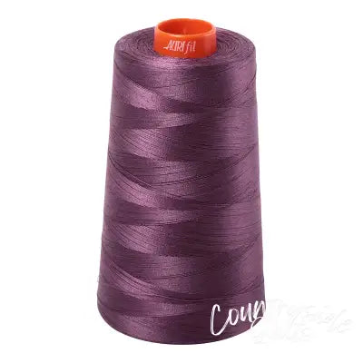 Mako Cotton Embroidery Thread Solid 50wt 6452yds Mulberry