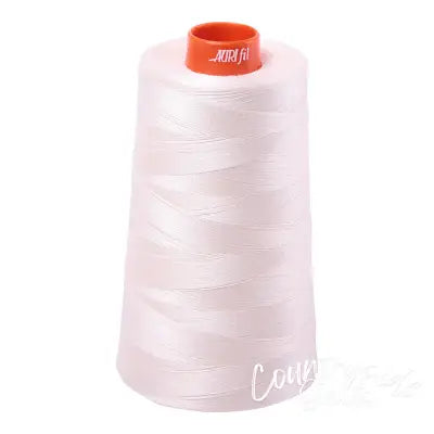 Mako Cotton Embroidery Thread Solid 50wt 6452yds Oyster