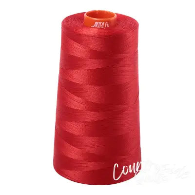 Mako Cotton Embroidery Thread Solid 50wt 6452yds Paprika
