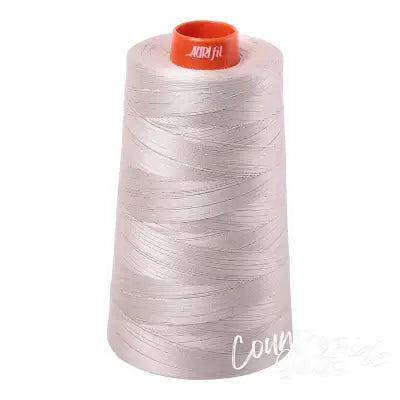 Mako Cotton Embroidery Thread Solid 50wt 6452yds Pewter