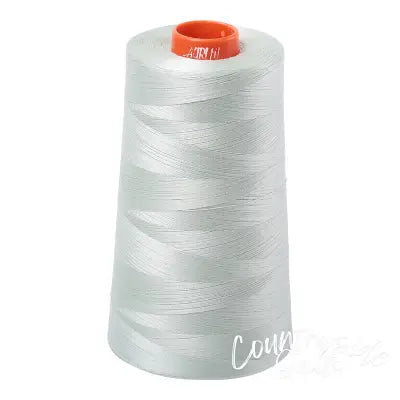 Mako Cotton Embroidery Thread Solid 50wt 6452yds Platinum