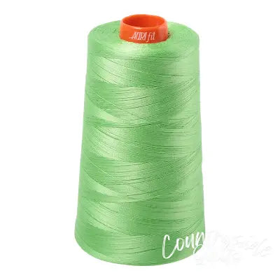 Mako Cotton Embroidery Thread Solid 50wt 6452yds Shamrock Green