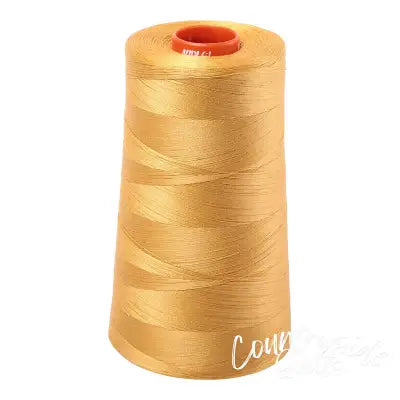 Mako Cotton Embroidery Thread Solid 50wt 6452yds Tarnished Gold