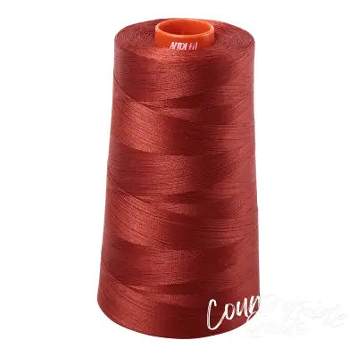 Mako Cotton Embroidery Thread Solid 50wt 6452yds Terracotta