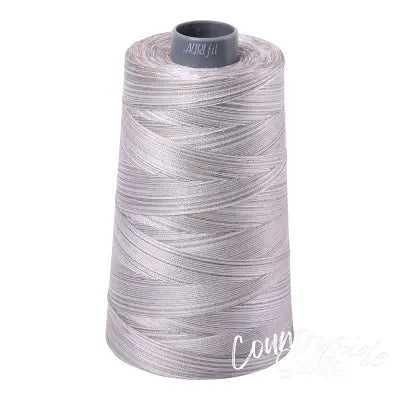 Mako Cotton Embroidery Thread Variegated 28wt 3609yds Silver Fox