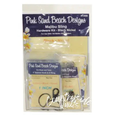 Malibu Sling Hardware Set Black Nickel