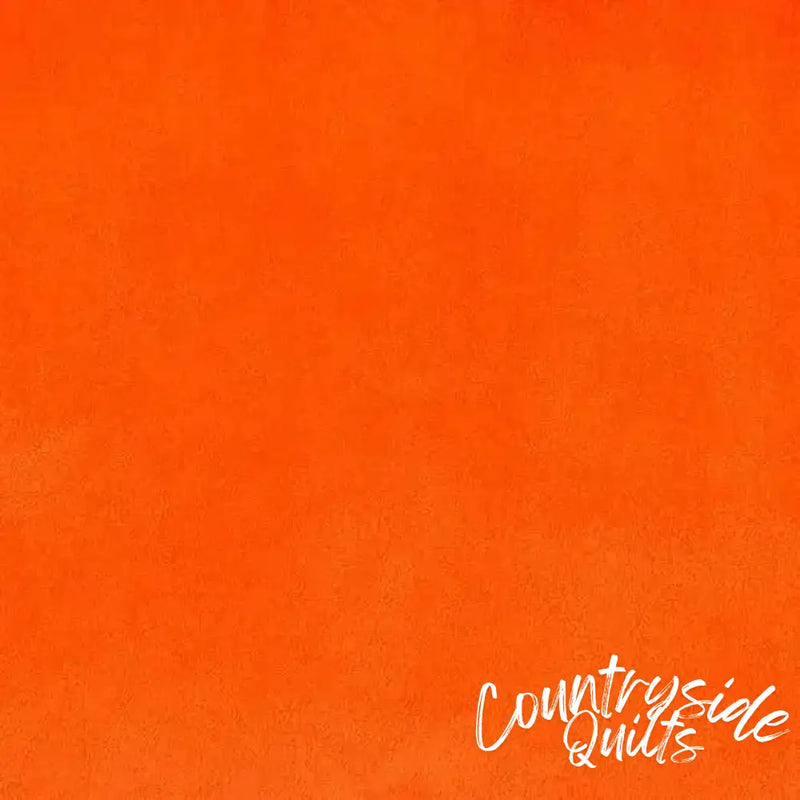 Mandarin Cuddle 3 Extra Wide Solid Minky Fabric per yard