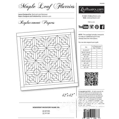 Maple Leaf Flurries Replacement Papers